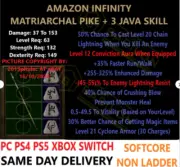✅ PC PS4 PS5 XBOX SWITCH✅AMAZON +3JAVA INFINITY Diablo 2 Resurrected Items D2R