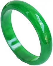 [Generic] Jadeite Bracelet Ladies Jewelry Natural Green Jadeite Bracelet (Color : A, Size : 58-60mm)