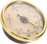 GANAZONO Indoor Thermometer Wall Mounted Temperature Gauge for Home Accurate Weather Station Tool for Nursery Garden Easy to Hang Design Finish
