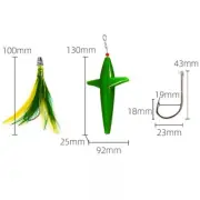Effective Feather Trolling Skirt Tuna Lure Catch Fish Like Never Before