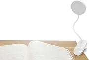 Desk Lamp Clip on Light, LED Desk Lamp with Clamp, Clip on Light Reading Light, Rechargeable and Battery Powered Reading Light, Cordless Book Lamp, Dimming Brightness
