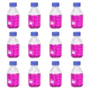 12 Pack Reagent Media Storage Bottles 500ml Borosilicate Glass Bottles