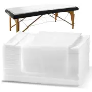 Spa Bed Sheets Disposable Massage Table Set, 30 Pcs Massage Sheets Cover Non-...