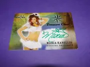 2014 Benchwarmer MARIA KANELLIS Treasure Chest Green Auto/10 WWE Diva - PLAYBOY
