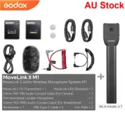 Godox MoveLink II M1 2.4G Wireless Lavalier Microphone + ML-H Handle Grip
