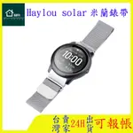小米 HAYLOU SOLAR 米蘭錶帶智能手錶 替換錶帶 米蘭尼斯 磁吸金屬錶帶