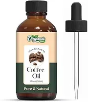 Organic Zing Coffee (Coffea) Oil | Pure & Natural Essential Oil for Skincare, Hair Care and Massage - 30ml/1.01fl oz