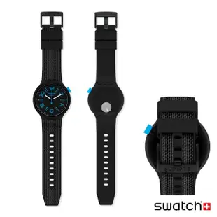 【SWATCH】BIG BOLD系列手錶DEEP CONCRETE 穩重紳士 瑞士錶 錶(47mm)