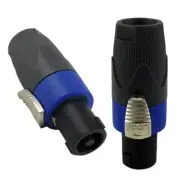 Pair Pole Conductor Speakon Cable Male Connector End for Audio DJ Speaker Cables