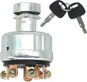 Lock Cylinder for Hitachi EX160WD EX200 EX220 EX60SR, Ignition Switch Lock Cylinder Ignition Switch with 2 Keys 4186743/4186745