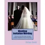 WEDDING INVITATION WORDING