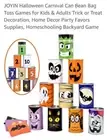 NIB Joyin Halloween Can & Bean Bag Games (10 Cans/3Bags) Backyard Fun, Etc.
