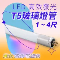 在飛比找蝦皮購物優惠-T5 LED 燈管 2尺 4尺 取代傳統燈管 直接更換 無藍