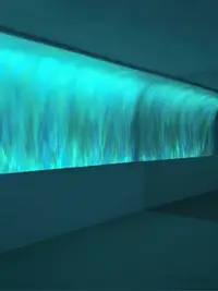 在飛比找Yahoo!奇摩拍賣優惠-【熱賣精選】壁燈客廳3D動態水紋火焰洗墻燈北歐創意投影臥室床