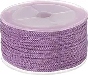 uxcell Nylon Beading Thread Cord 2mm Extra-Strong Braided Nylon String for Necklace Bracelets Jewelry Making Crafting 15M/49 Feet, Orchid