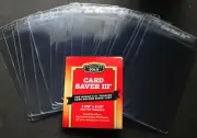 20 New Cardboard Gold Card Saver 3 Semi Rigid For PSA BGS Grading Submissions