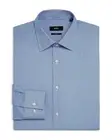 Hugo Boss Men's Jango Cotton Micro Crow Feet Slim Fit Dress Shirt Bright Blue-15