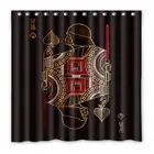 Waterproof Shower Curtain Star Wars King Card Polyester Fabric Decor Bathroom