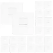 20Pcs Shower Hooks with Strong Adhesive for Wall and Bathroom