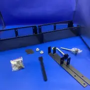No Drilling Under Desk Cable Management Tray 2 Packs Metal Under Desk Wire Mana