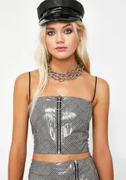 Crushing Hard Vinyl Tube Top