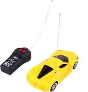 KOMBIUDA Remote Control Car for Yellow Vehicle Lightweight Design Indoor Christmas Present for Cognitive Development and Fun