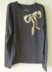 New With Tags Crewcuts Sequin Bow Top Girl's Size XLarge / 12-14