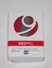New MED-EL 30880 Sonnet Battery Pack Cover Cool Grey Medel Unit in Box Austria