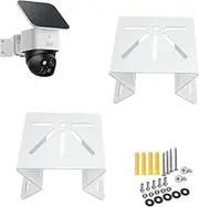 Outdoor Wall Corner Mounting Compatible with Eufy Security SoloCam S340/E30, Eufy Security 4G LTE Cam S330, 2 Pack Corner Mount Metal Bracket for CCTV Cameras, Wide Angle Holder for Indoor and Outdoor