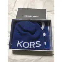 在飛比找蝦皮購物優惠-MICHAEL KORS 男生款簡約LOGO配色針織雙色雙面