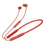 QE07 Wireless Earphone Bluetooth-compatible 5.0 Noise Reduction Silicone High Clearly Good Sound Effect Inear Headphone - Red