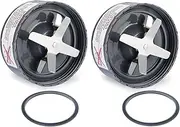 Replacement Extractor Blade for Nutri Bullet 600w/900w Blade Series - Premium Stainless Steel Blade With One Extra Silicone O-Ring Rubber Gaskets Blender Replacement Parts 2-Pack