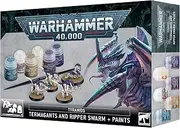 Games Workshop Warhammer 40K - Tyranids - Termagants and Ripper Swarm & Paints Set