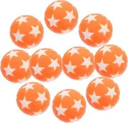MOLUCKFU 10pcs Table Soccer Balls Replacement Recreation Balls for Tabletop Soccer Games and Smooth Rolling for Birthday Decorations and Competitions