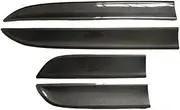 Compatible For Porsche Macan 2014-2023 4 Pieces Carbon Fiber Door Panel Side Skirt Molding Decorative Shield Cover Bumper Seal Separator(Carbon fiber)