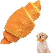 Dog Chew Toys | Soft Croissant-Shaped Dog Digging Toy | Plush Dolls, Puppy Teething Accessory for Reduce Boredom, Enhance Workout, Training