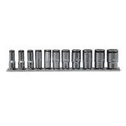RS2350X/11 Ko-ken USA Special 1/4 Sq. Dr. Semi-Deep NUT GRIP Socket Set 5-14mm