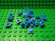 ** 25 CT LOT ** Lego NEW blue 1 x 1 plate pieces Lot of 25