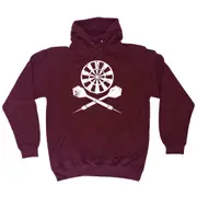 Darts Crossbones - Funny Novelty Hoodies Hoodie