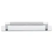 Brunswick Cabinet Pull With Backplate Brushed Chrome Ctc160Mm