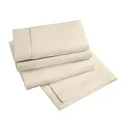 Renee Taylor Bedding Sheet Set w/ 2x Pillowcases 1500TC Cotton Blend Ivory