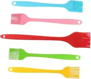 Ciieeo 5pcs Silicone Cooking Brush Set for Barbecue BBQ Grill Cooking Tools Basting Brush for Oil Sauce