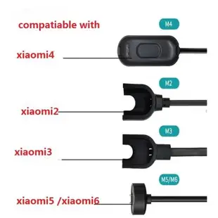 適用Xiaomi Mi Band 2/3/4/5/6/7/7Pro usb charge cable 充電線