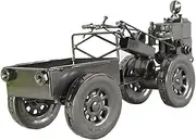 Gogogmee Tractor Shape Photo Prop Home Desk Decoration Vintage Tractor Adornment