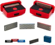 8-Piece Set Professional Ski and Snowboard Edge Tuner Kit with Diamond Files,