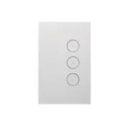 Clipsal Saturn Zen Grid and Plate Assembly 3 Gang Zen White Less Mech - Z4063VH-ZW