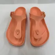 Birkenstock New w/ Box Gizeh Coral Peach EVA Regular Width - Select Size