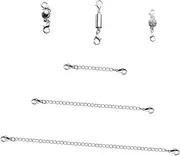 [SMASOLO] Clasp Necklace 12pcs Diy Necklace Material Kit for Jewelry Accessories