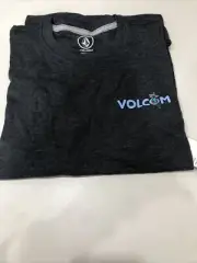 Volcom Dark Grey Sombrero Parrot Short Sleeve Tee Large