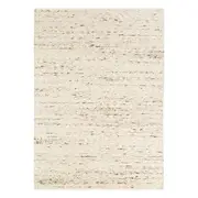 Live It Ebb Pure Wool Hand-Woven Flat Weave Design Rug160 x 240cm - Cream